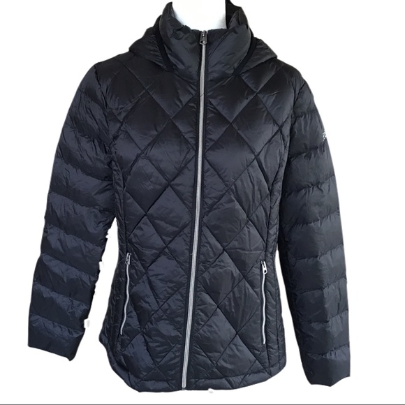 NWT Lucky Brand Quilted Packable Down Coat - Sz M - Picture 3 of 14
